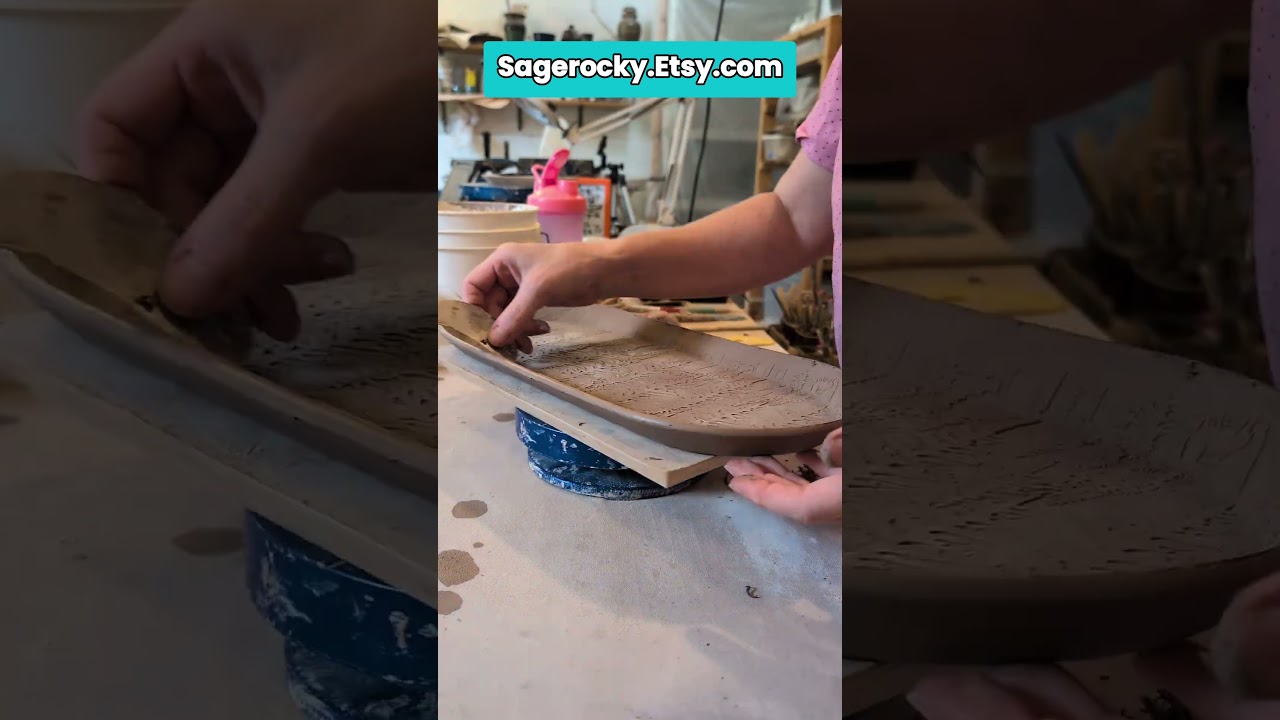Making a Slab Built Ceramic Platter 