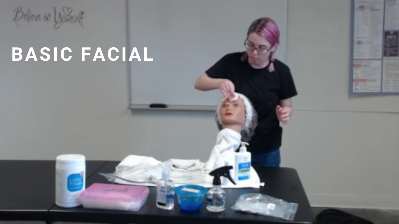 Facial Service for Michigan State Board Practical Exam