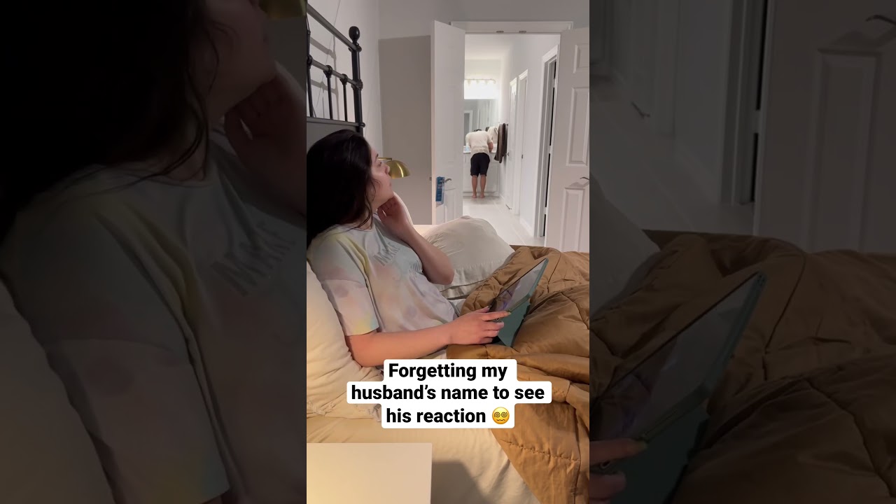 He said RICKY!! 🤣💀 #shorts #funny #marriedlife #couplecomedy #relationships