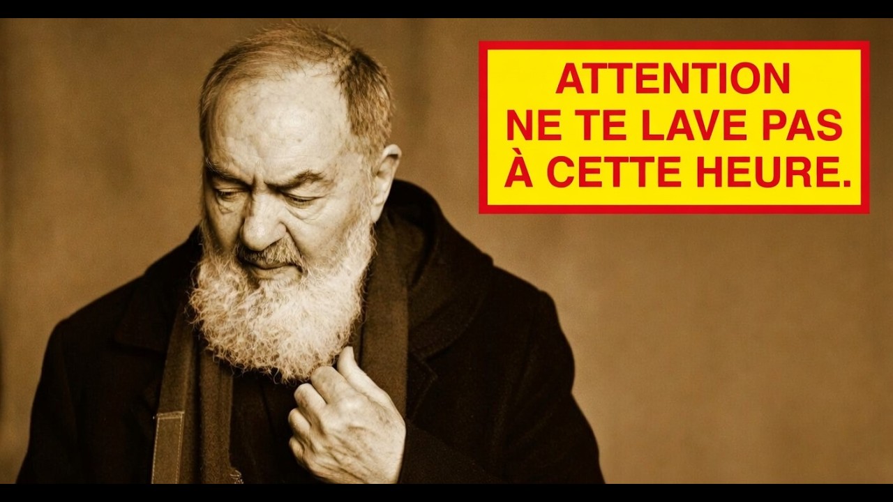 Padre Pio AVERTIT : Cette Heure de Douche Attire la Pauvreté !