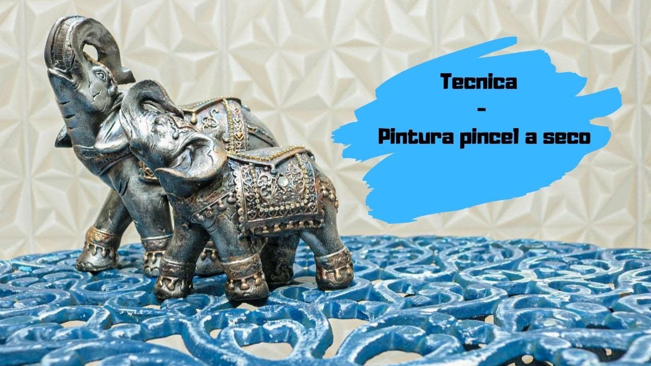 Técnica   - Pintura com pincel seco