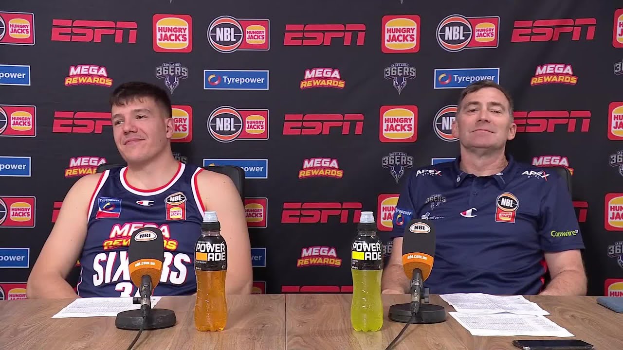 Mike Wells and Dejan Vasiljevic press conference vs Perth Wildcats - Round 14, NBL26