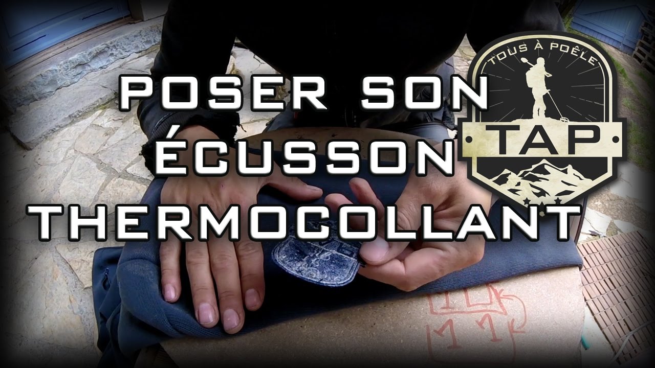 Poser son ecusson thermocollant Tous à Poêle