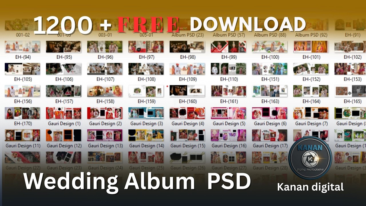 1200+ Wedding Psd free download #kanandigital