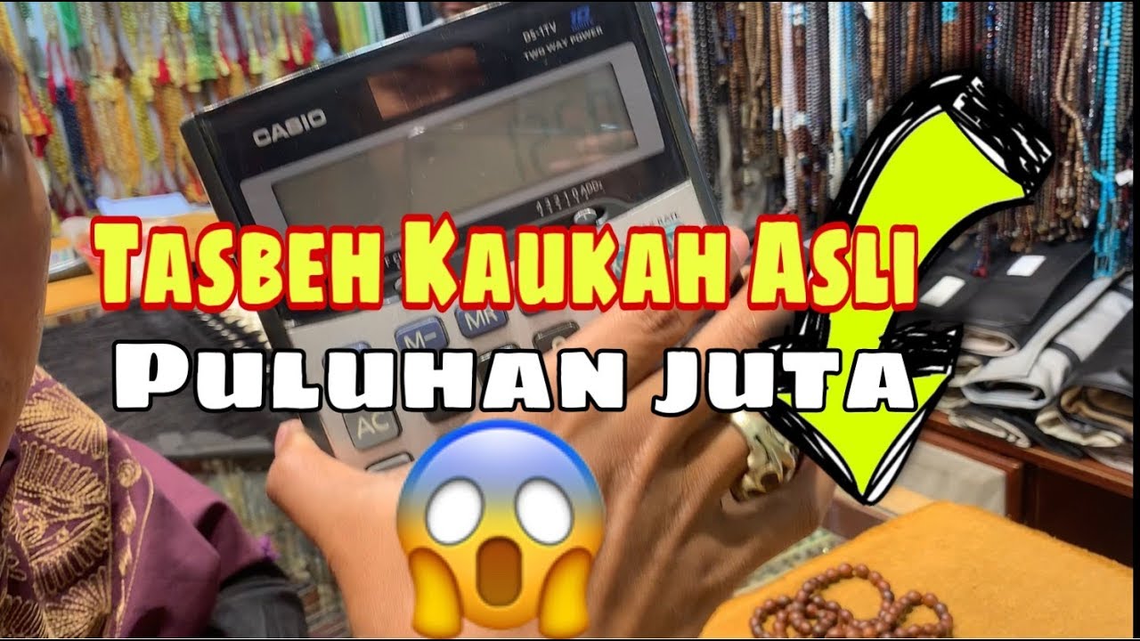 TASBIH KAUKAH LANGKA SEHARGA 12 JUTA INI PENAMPAKAN NYA