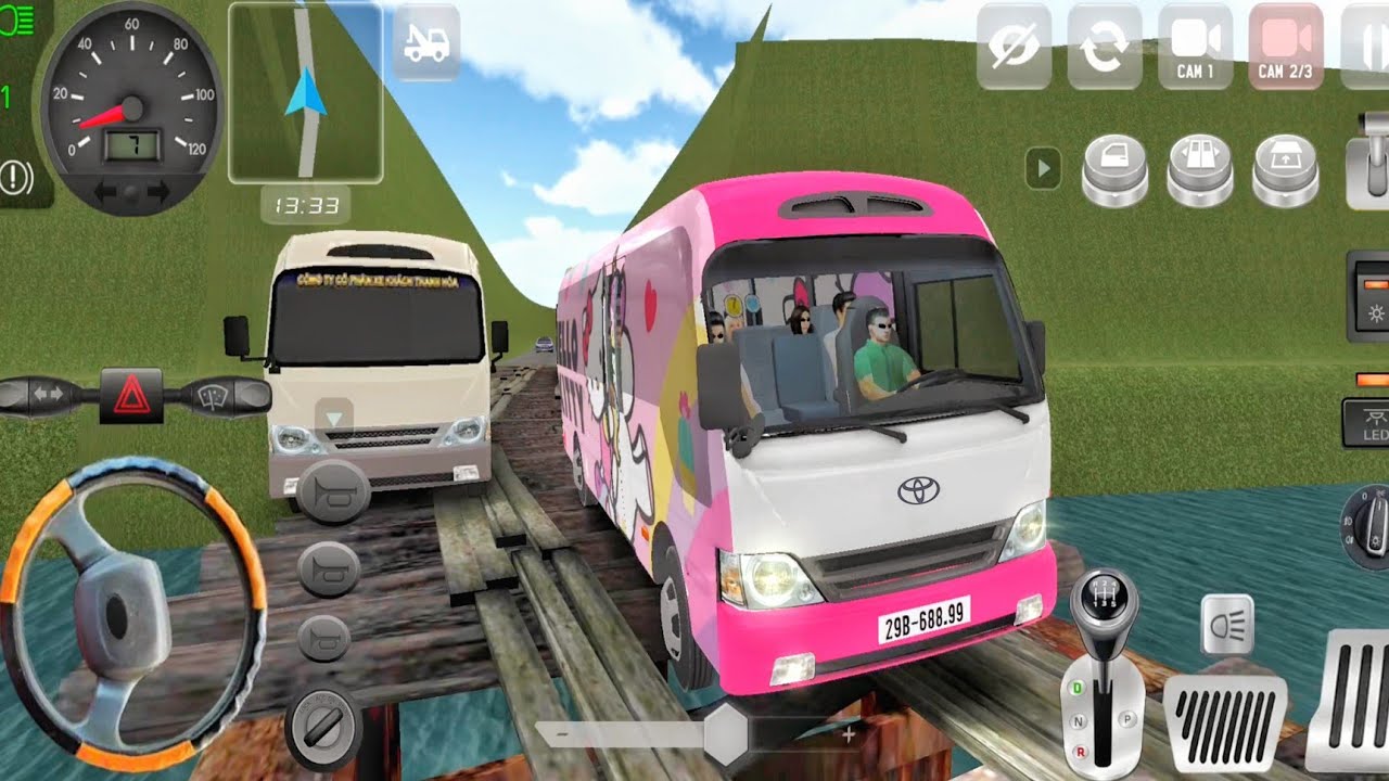 Minibus Simulator Vietnam Gameplay - Real Offroad Minibus Driving Simulator - Android Gameplay