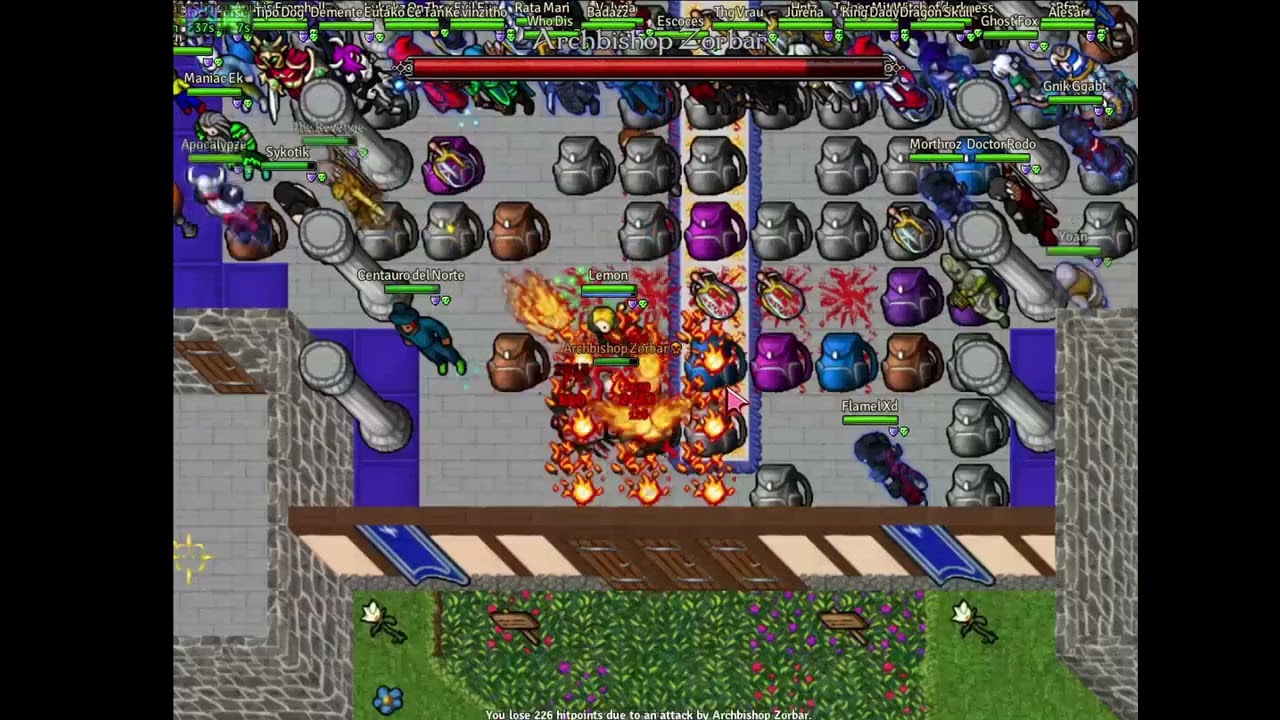Medivia - Archbishop Zorbar Fight