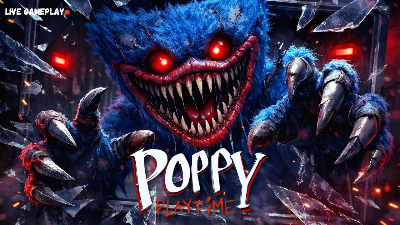 POPPY PLAYTIME LIVE 😱 Huggy Wuggy Is HUNTING Me! (Full Gameplay)