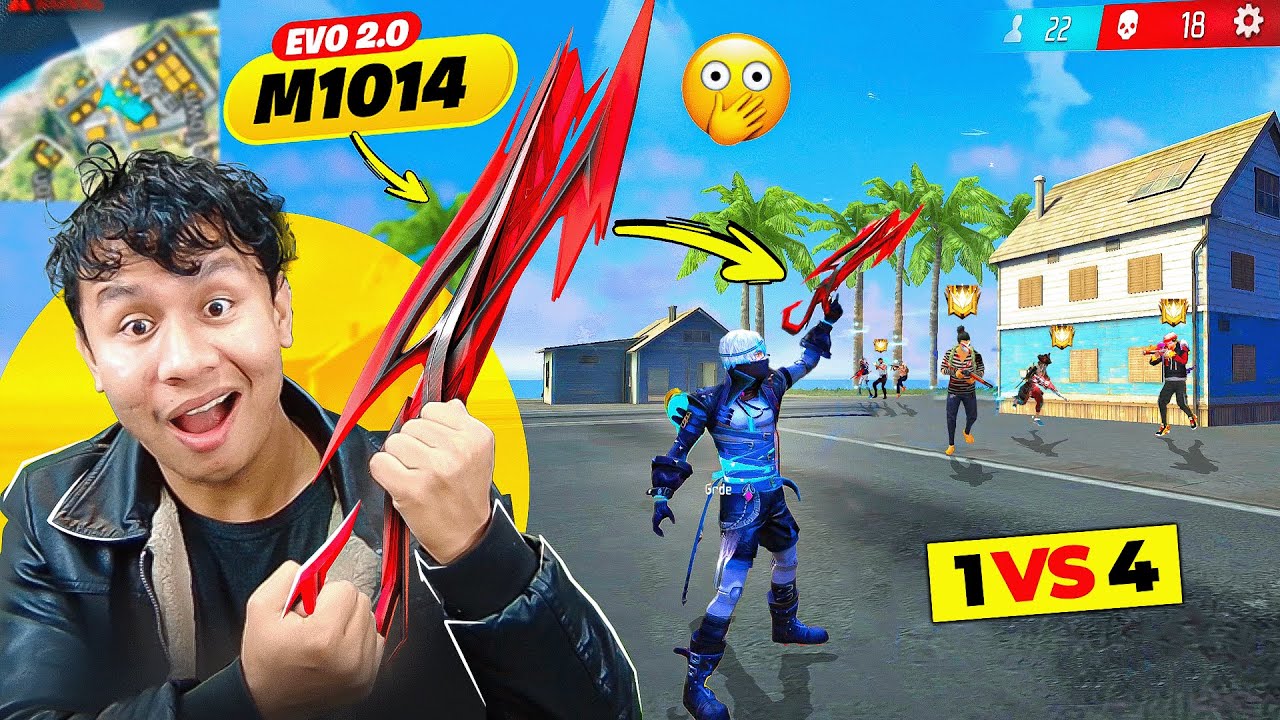 Дробовик 2.0 Evo Max M1014. 1-й одиночный режим против отряда и 18 убийств. 🔥 Tonde Gamer - Free ...