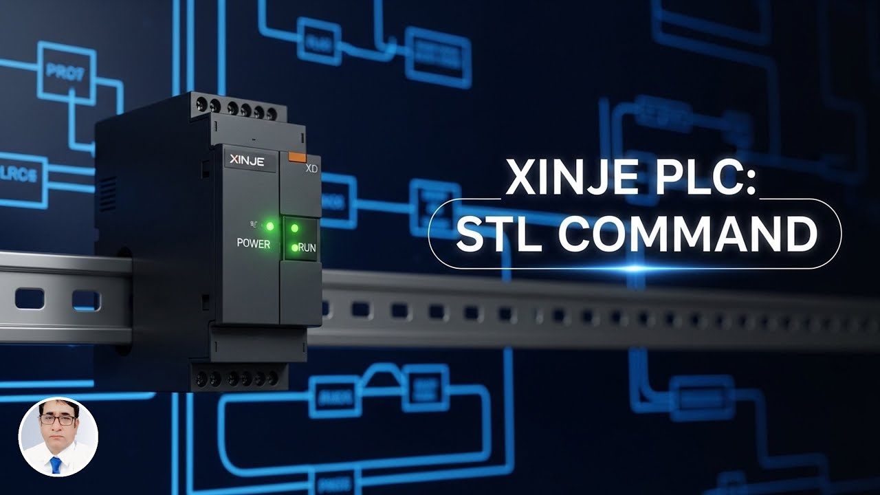 HOW CAN USE STEPING LADDER STL COMMAND IN XINJE PLC