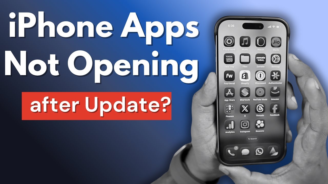 iPhone Apps Not Opening after iOS Update | Let's Fix It!