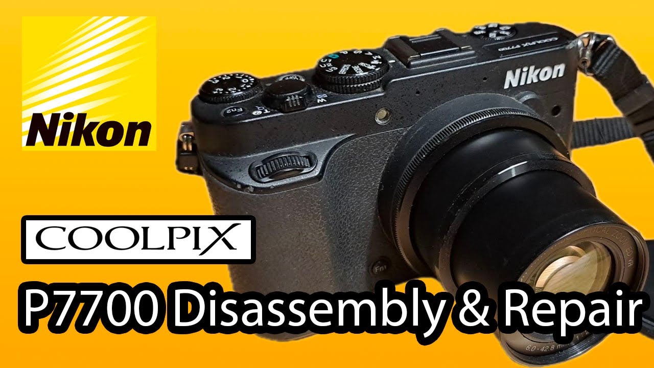Nikon P7700 disassembly & fix rotary selectors problem
