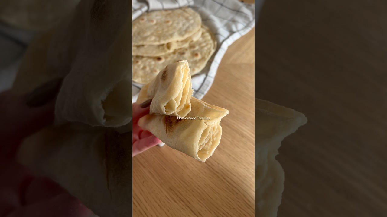Homemade Tortillas ✨ #homemade #tortilla #recipe #yummy