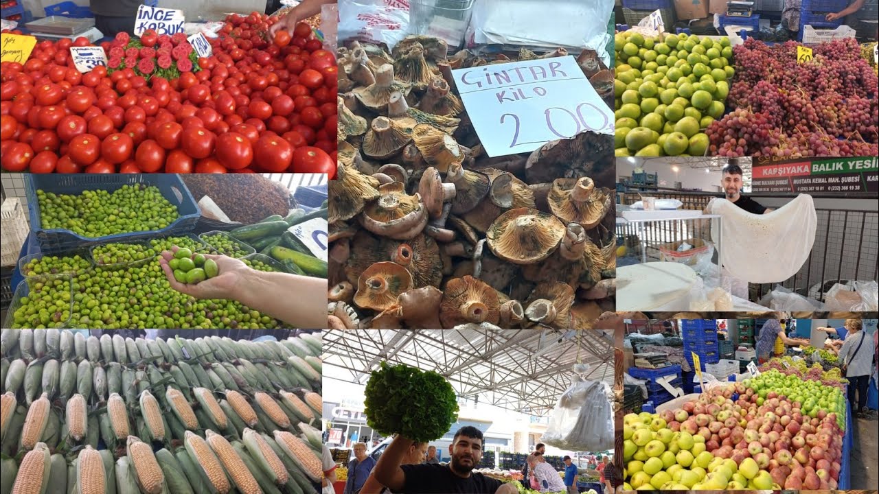 İZMİR KARŞIYAKA ŞEMİKLER SEMT PAZARI GÜNCEL FİYATI #turkey #funny #fyp #new #vlog #turkishbazaar #5