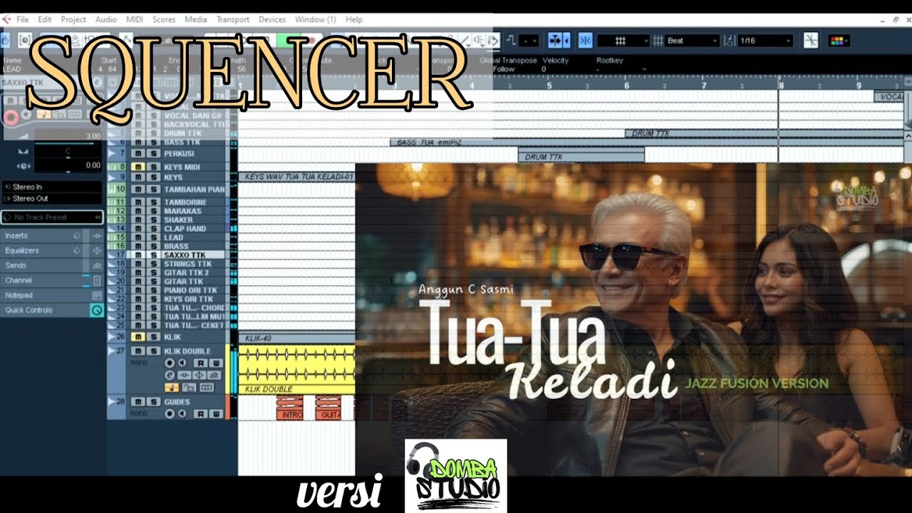 TUA TUA KELADI - JAZZ FUSION VERSION (SQUENCER)