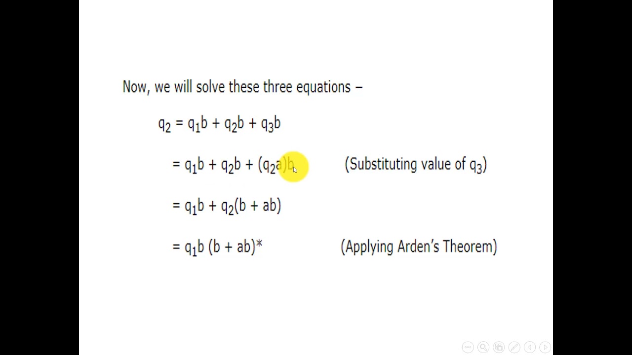 المحاضرة الثامنة في الاحتسابية-الجزء الثالث- RegEx from Arden's Theory