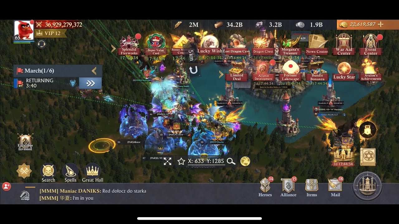 KING •RED Vs his mighty son AGUEEV - POWER BATTLE - MEGA on TOP 1 stats in 5230😱 - King of Avalon