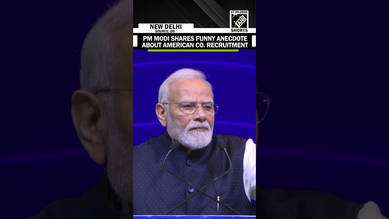 MUST WATCH: PM Modi shares &lsquo;funny anecdote&rsquo; about American company&rsquo;s recruitment