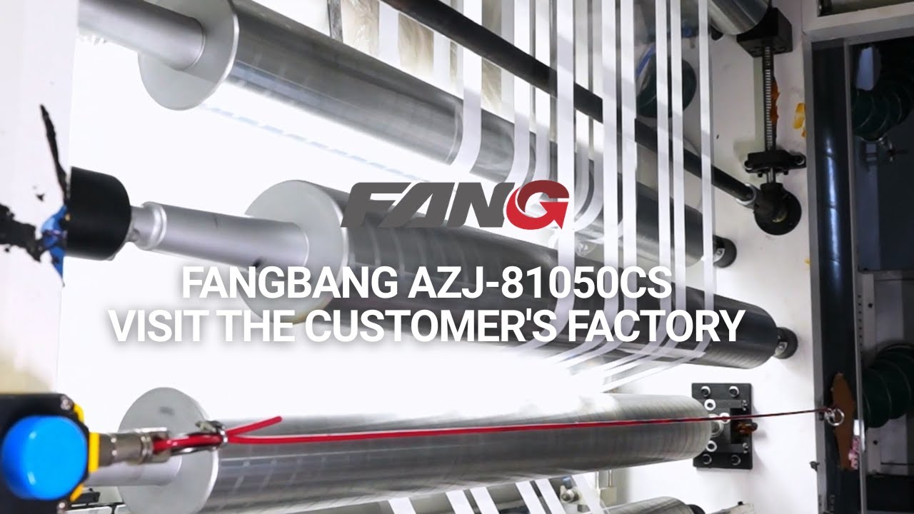 High-Speed Rotogravure Printing Machine in Action | Fangbang AZJ-81050CS for Flexible Packaging