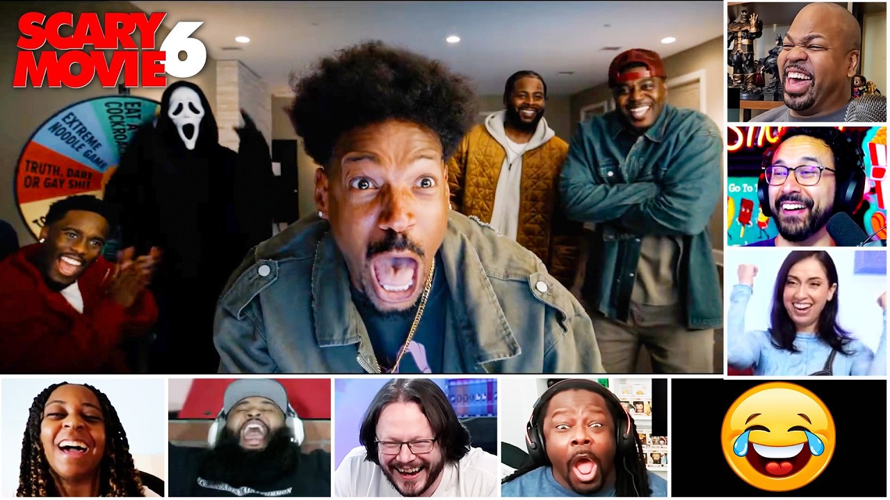 Reactors Reactions To The Return Of The Scary Movie Franchise With Scary Movie 6 | Mixed Reactions