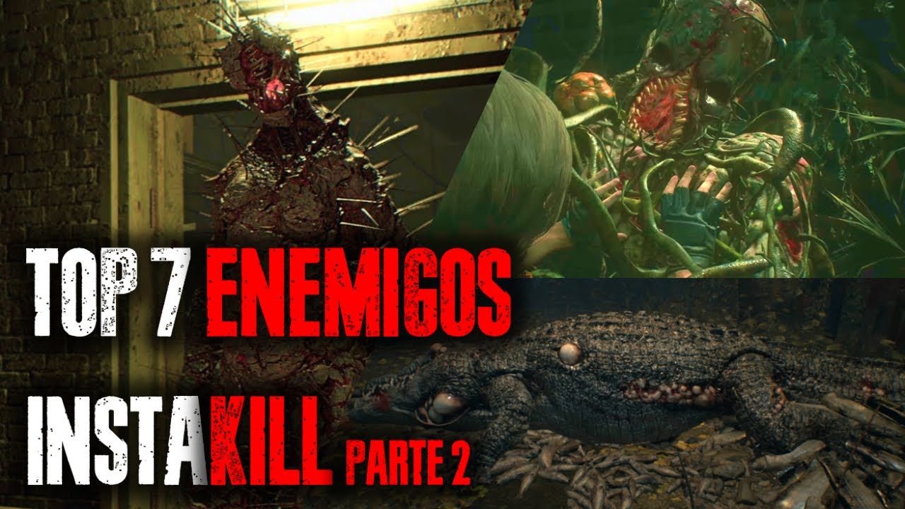 TOP 7 Enemigos INSTAKILL PARTE 2 en Resident Evil (1996-2025)