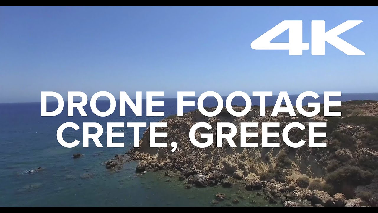 Crete, Greece - Megali Paralia (Big Beach) in 4K!