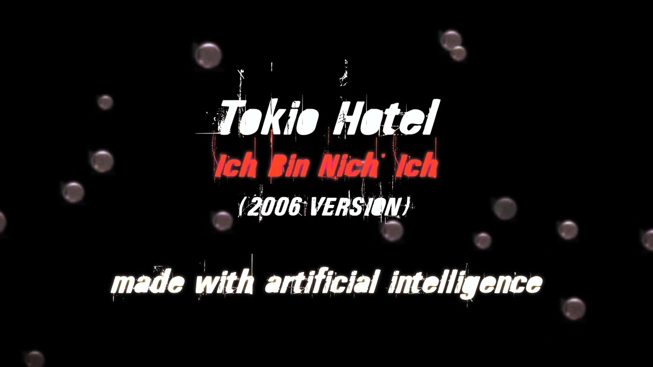 Tokio Hotel - Ich Bin Nich' Ich (2006 Studio Version) | made with a.i #ai
