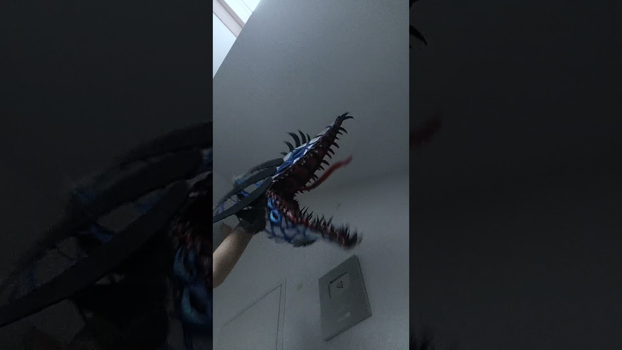 Trying different perspective #dragonpupet #dragon #paperdragon #puppet #paperdragonpuppet #art