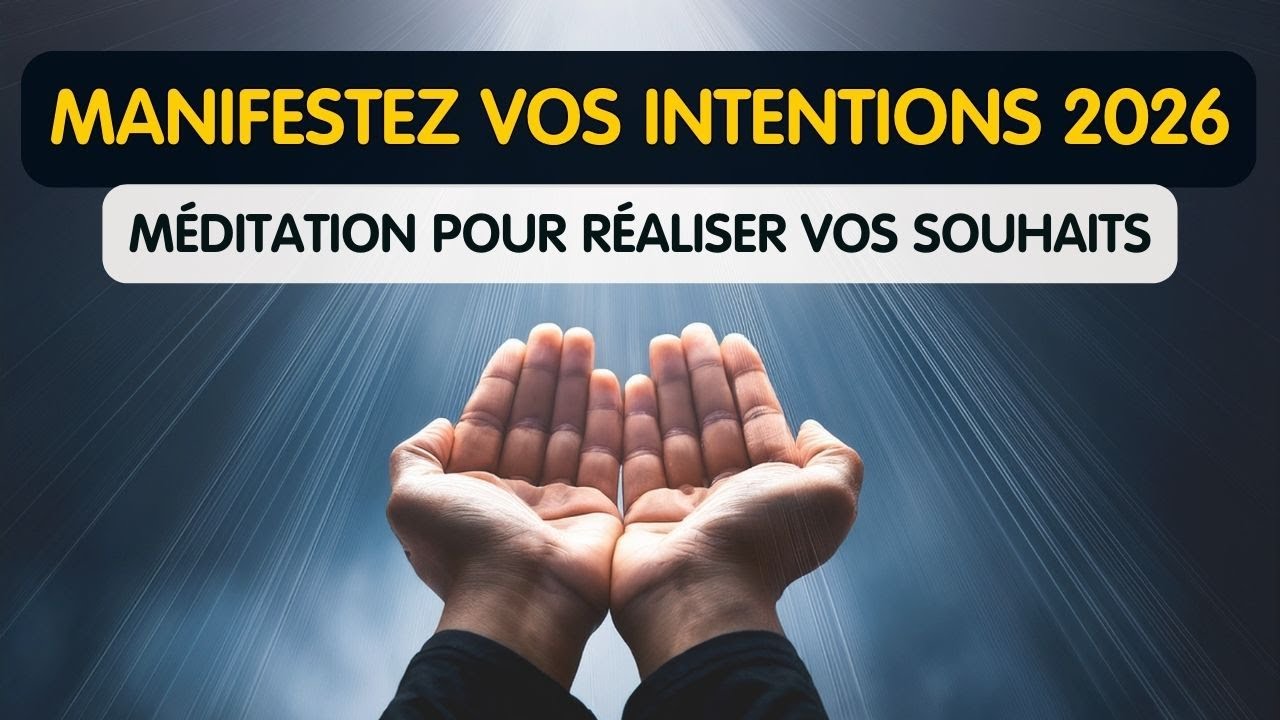 Manifestez vos intentions pour 2026 - Méditation pour réaliser tous vos souhaits ✨