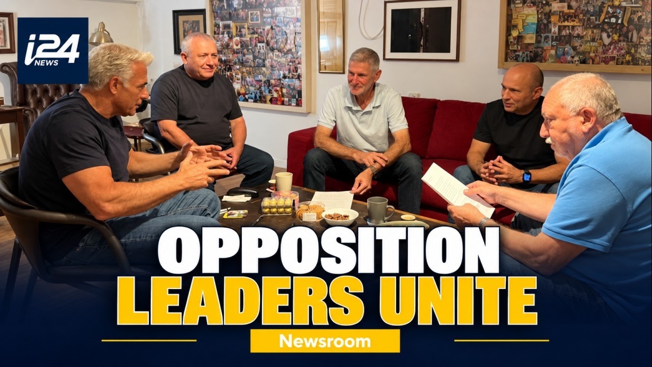 Israeli opposition leaders meet, vow to work together toward government reform
