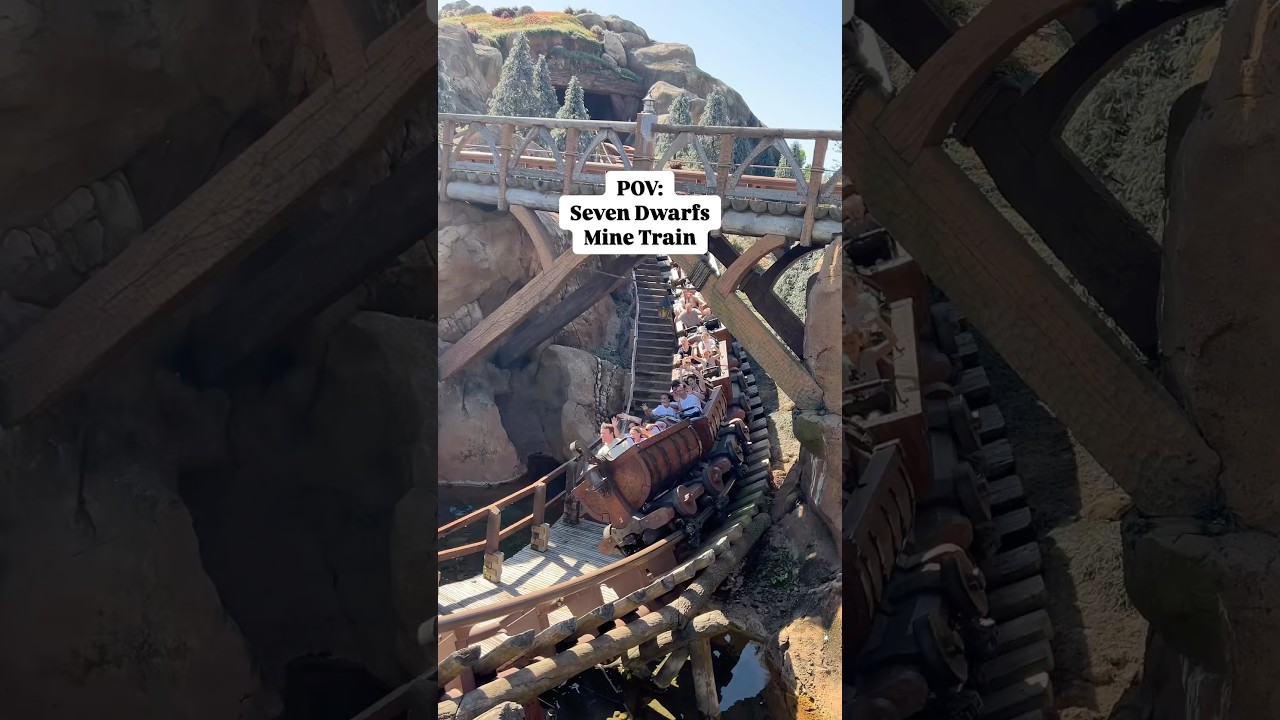 POV: Seven Dwarfs Mine Train at Magic Kingdom | Orlando, Florida #NelsonEverywhere