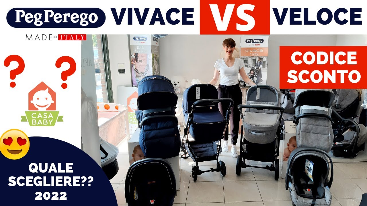PEG PEREGO VIVACE o PEG PEREGO VELOCE: confrontiamo i nuovi modelli 2022
