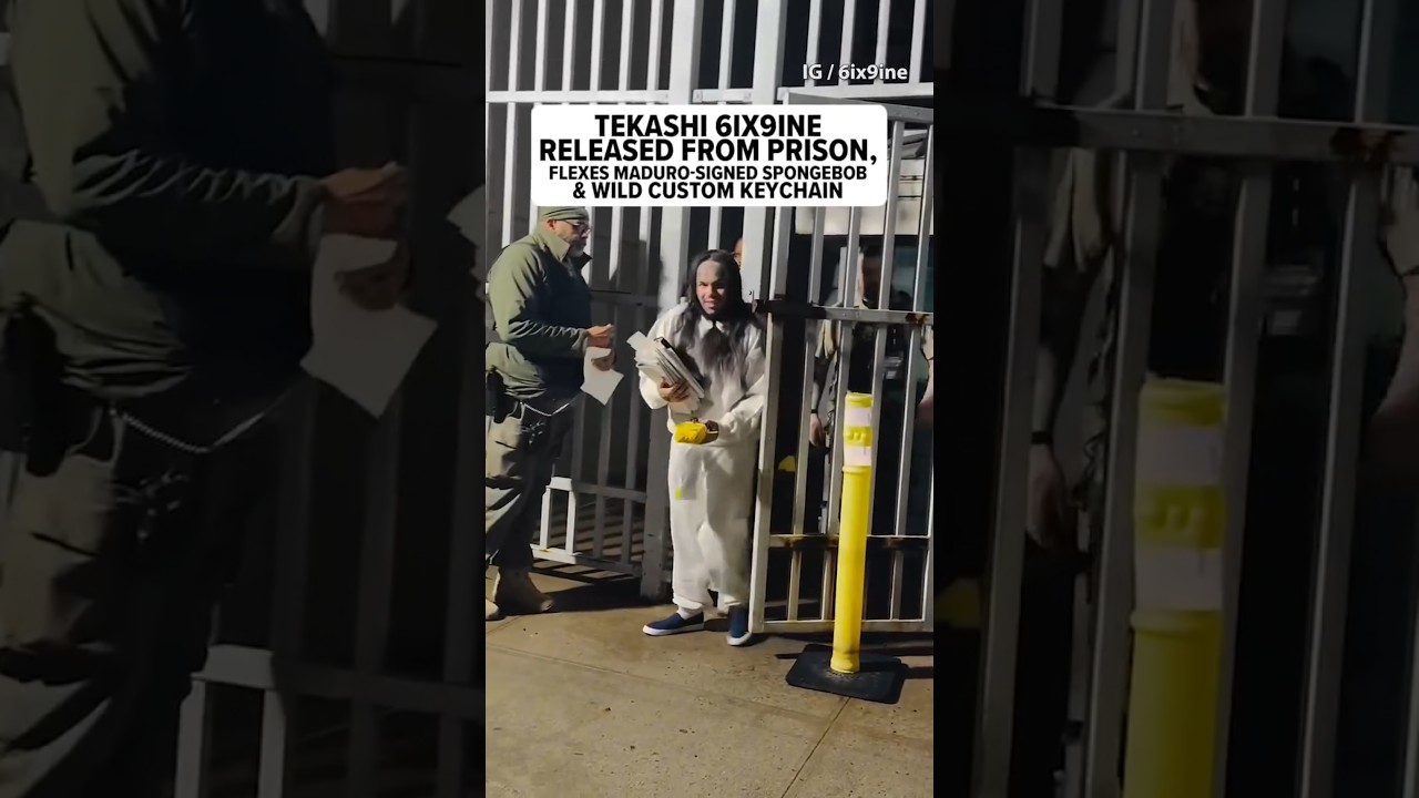 6ix9ine is back home Jail release from prison  😒 🤔 💯 #fyp #6ix9ine #shorts #mrbambrick #50cent