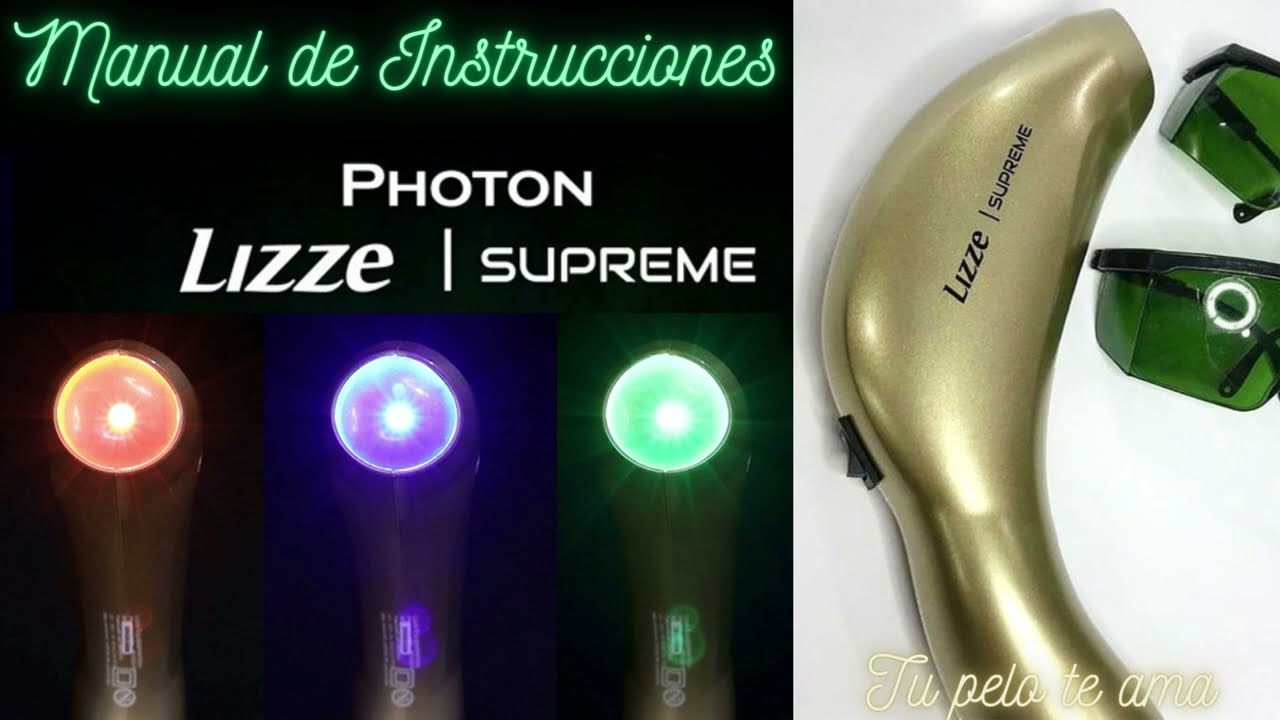 INSTRUCCIONES PHOTON LIZZE SUPREME - TU PELO TE AMA-vendedor oficial en Argentina