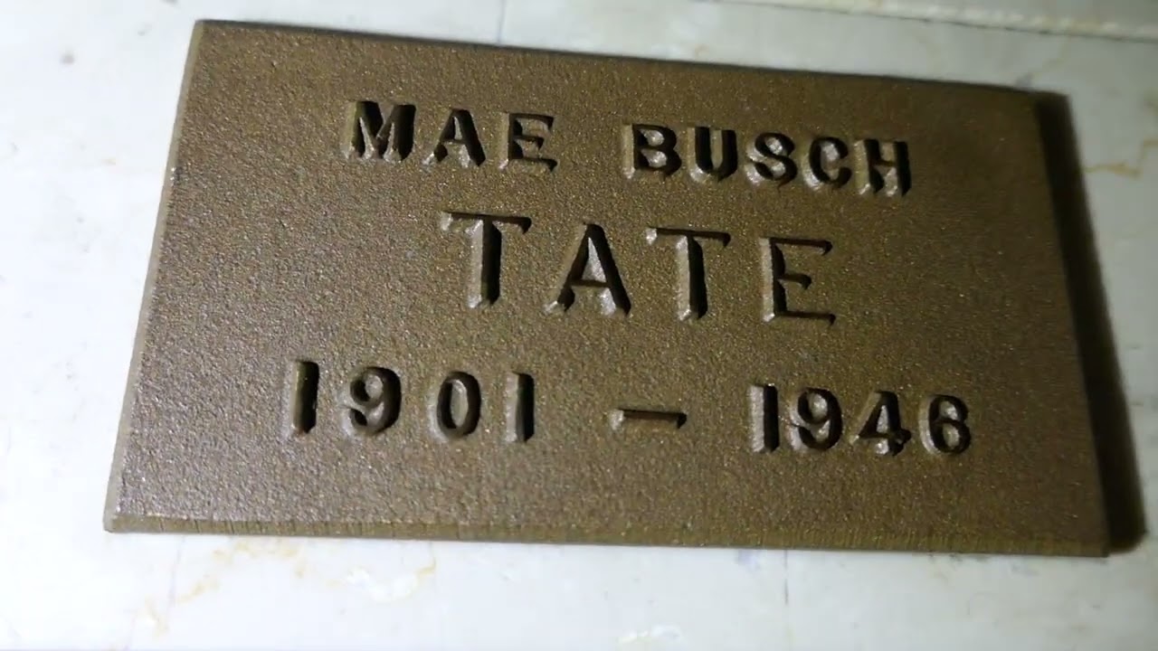 Actress Mae Busch Grave/Niche Chapel of the Pines Los Angeles California USA May 2, 2023