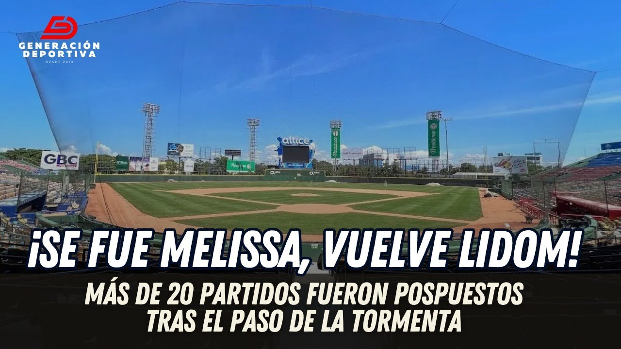 Luego de una semana por culpa de Melissa regresa la acción en Lidom