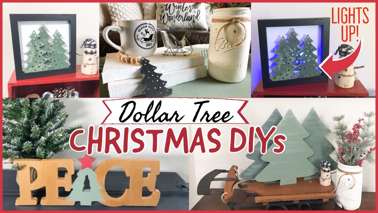 ВАУ! ИДЕИ ДЛЯ СДЕЛАЙТЕ РОЖДЕСТВЕНСКУЮ ЁЛКУ ЗА 1 ДОЛЛАР!!!! 🎄