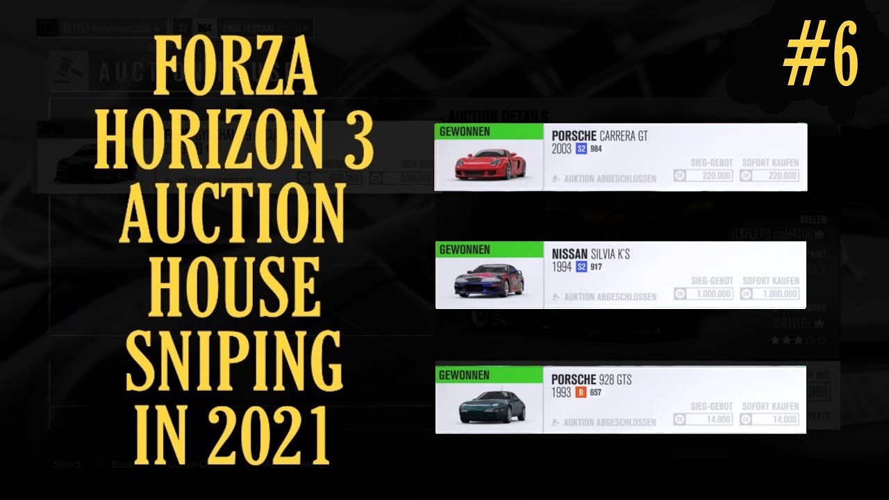 Sniping rare cars in the auction house #6 | FORZA HORIZON 3 | 2022