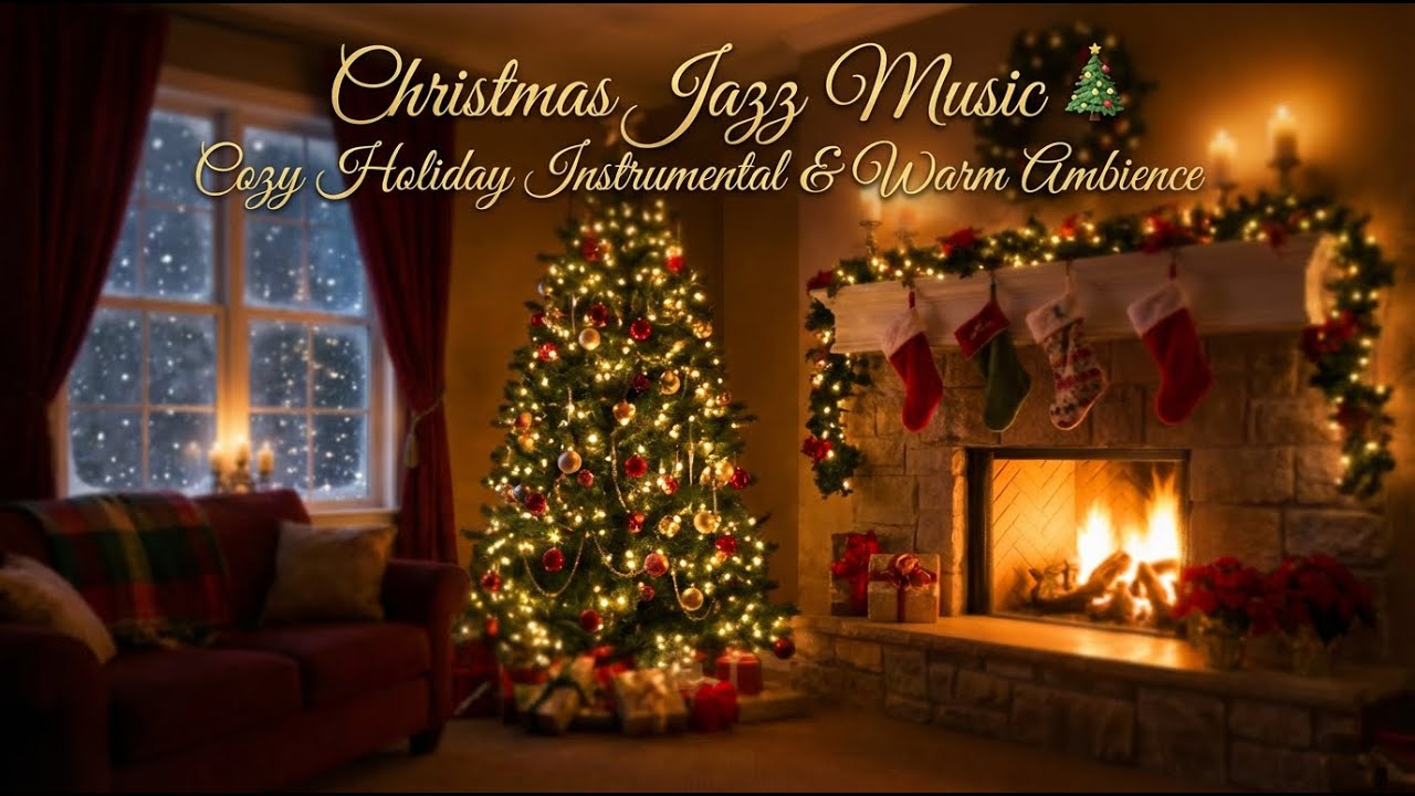 Christmas Jazz Music 🎄 Peaceful Holiday Instrumental for Coffee Shop & Relaxing