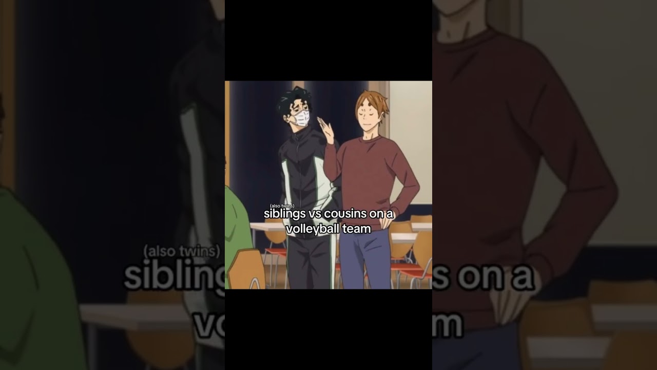 Twins😡Cousins😇||#cute #haikyuuu #animeedit #anime #haikyuufunny #miyatwins #sakusa #atsumu #shorts
