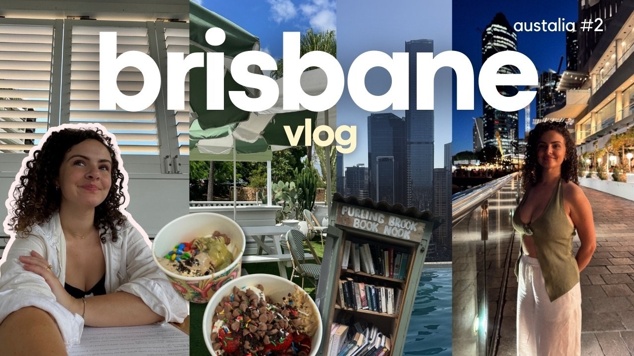 BRISBANE VLOG 🌃☕️☀️🛍️ | come to brisbane with us *gold coast, byron bay, the jungle, books & city