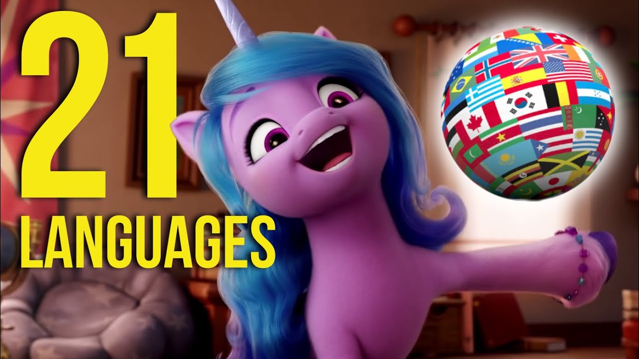 Izzy Moonbow in 21 Languages! - My Little Pony: A New Generation Trailer