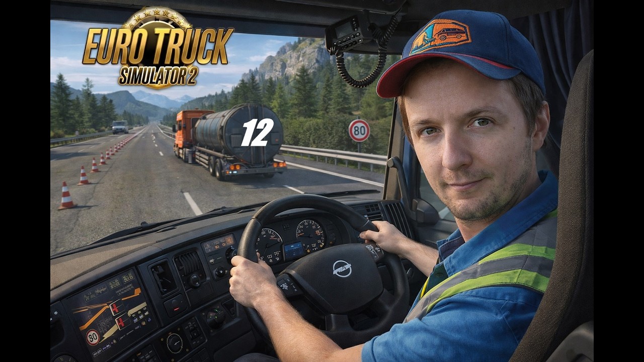Euro Truck Simulator 2 #12. Kamionos kaland Angliában🏙️
