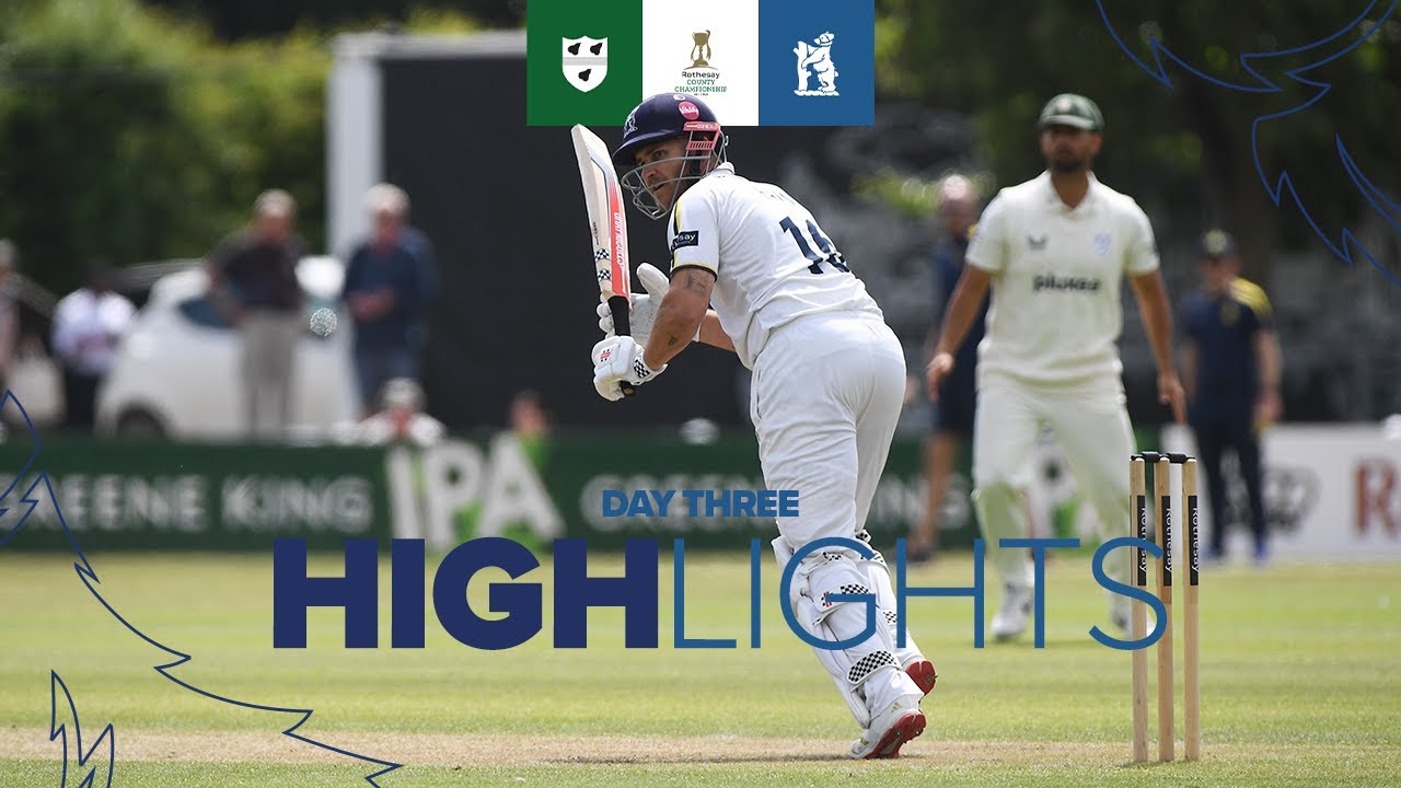 Hain scores crucial 87* to set up final day | HIGHLIGHTS | Rothesay County Championship