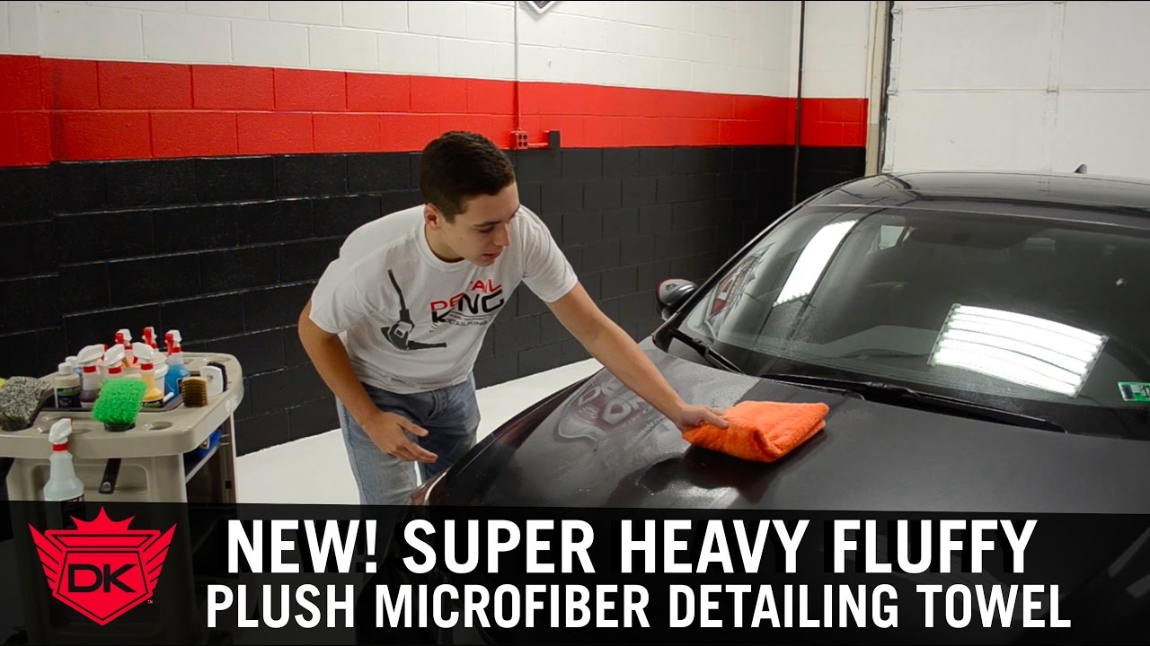 NEW! Super Heavy Fluffly Plush Edgeless Microfiber Detailing Towel