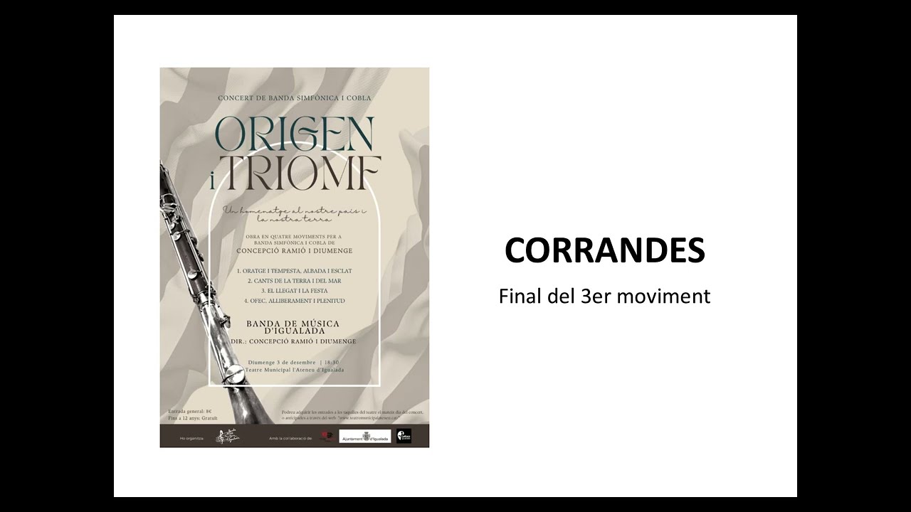 Corrandes. Origen i Triomf. Concepció Ramió Diumenge