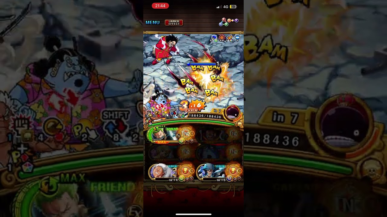 OPTC PKA S-Bear 100+ no own Zoro/Kaku