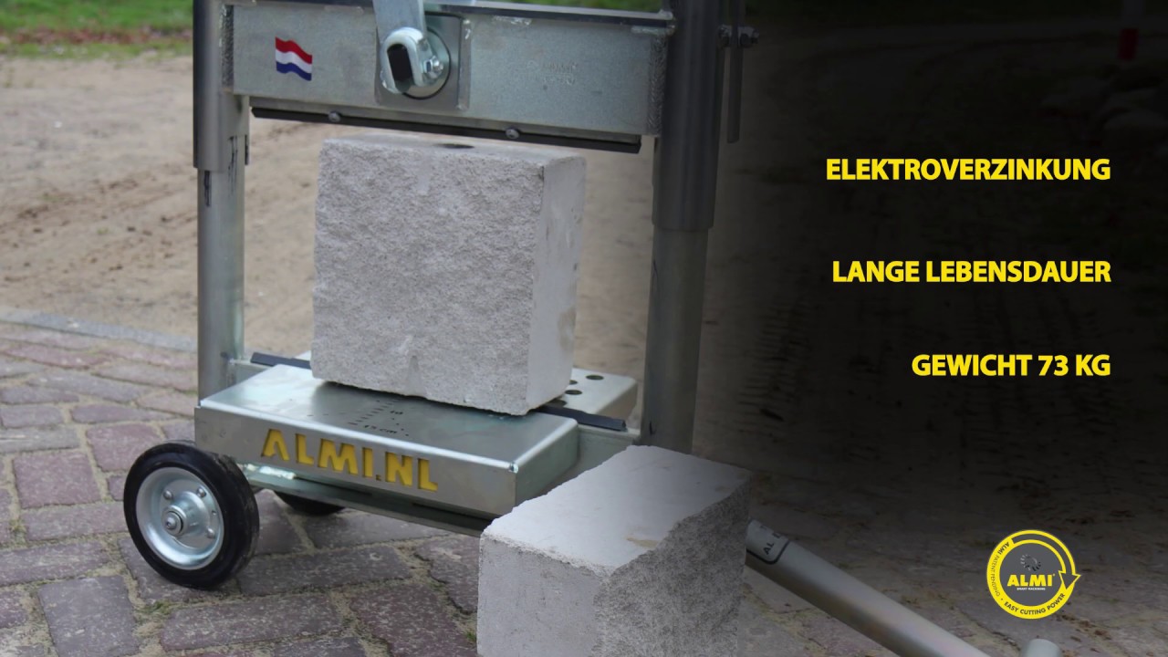 AL43U EASY Steintrenner von ALMI Machinefabriek