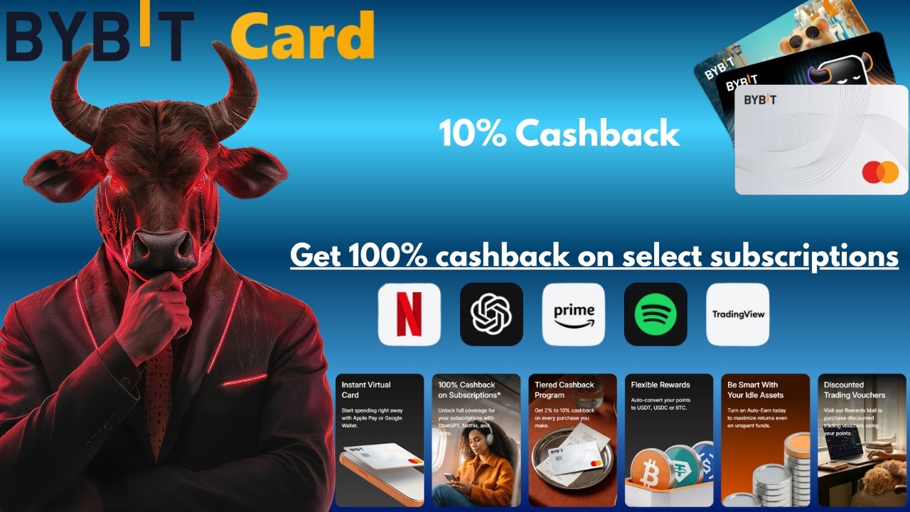 Bybit Card is CRAZY 🤯 100% Cashback on Subscriptions! Earn Cashback on Netflix, ChatGPT & More 🔥