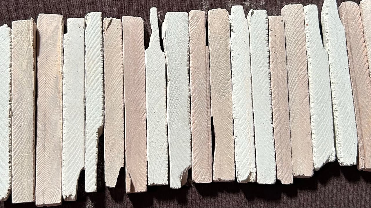RED & WHITE THICK SLATE PENCIL CLEANING VIDEO || DRY CLEANING || Neha Ahire